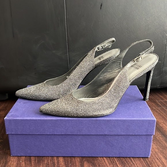 Stuart Weitzman Daisy Sling Heels - Picture 3 of 9